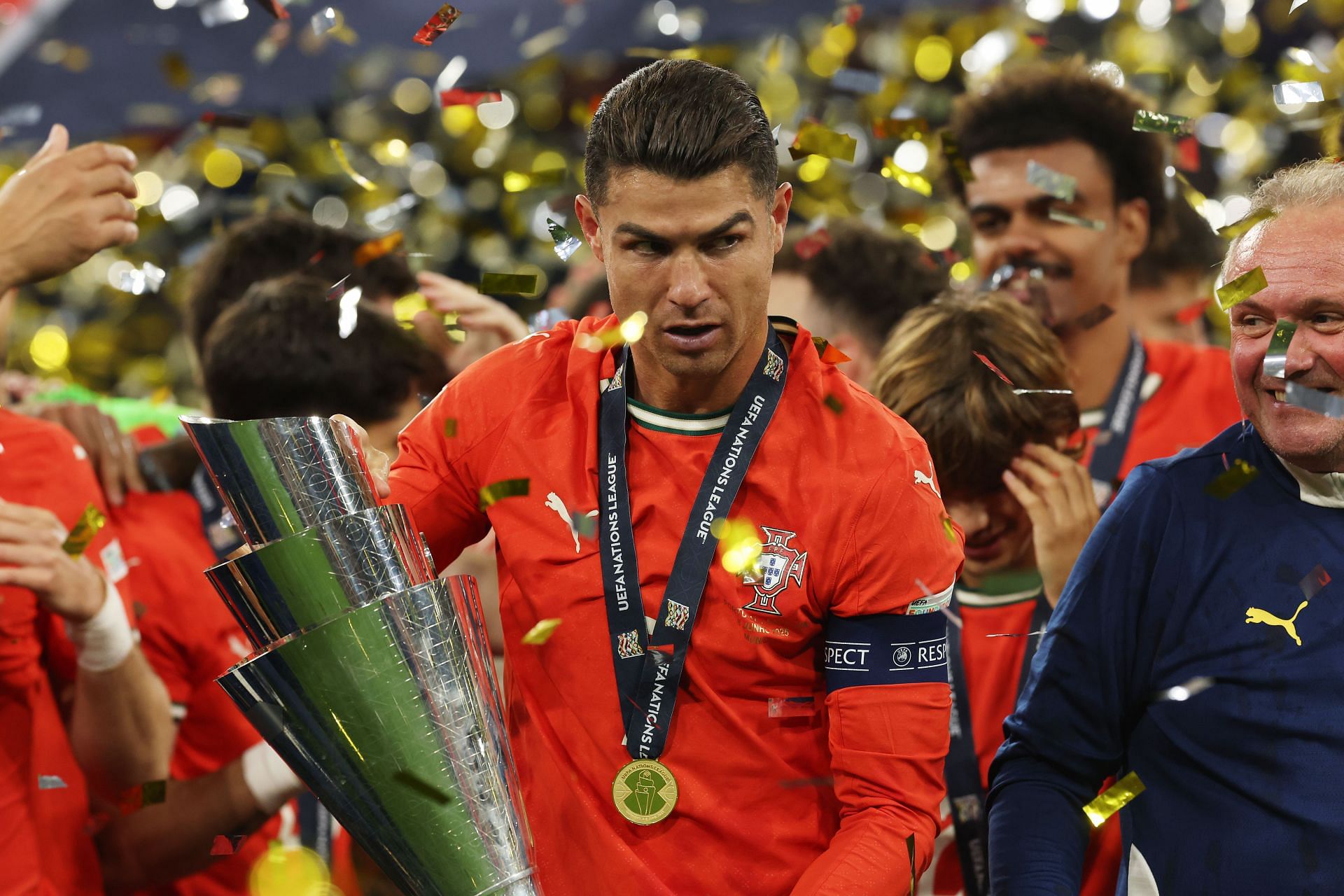 Ronaldo at the UEFA Nations League 2025 Final - Source: Getty